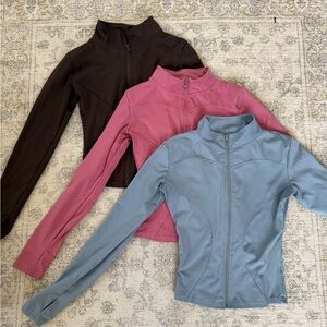 3 pack Workout Jackets